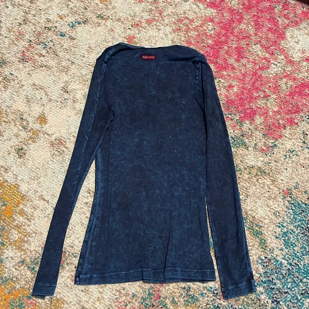 Hard Tail Blue Long Sleeve Top - Picture 6 of 6